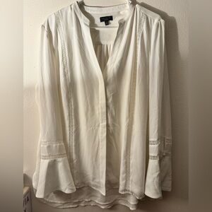 Elegant The Limited White Blouse size xl